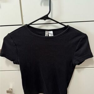 Black Crop Top